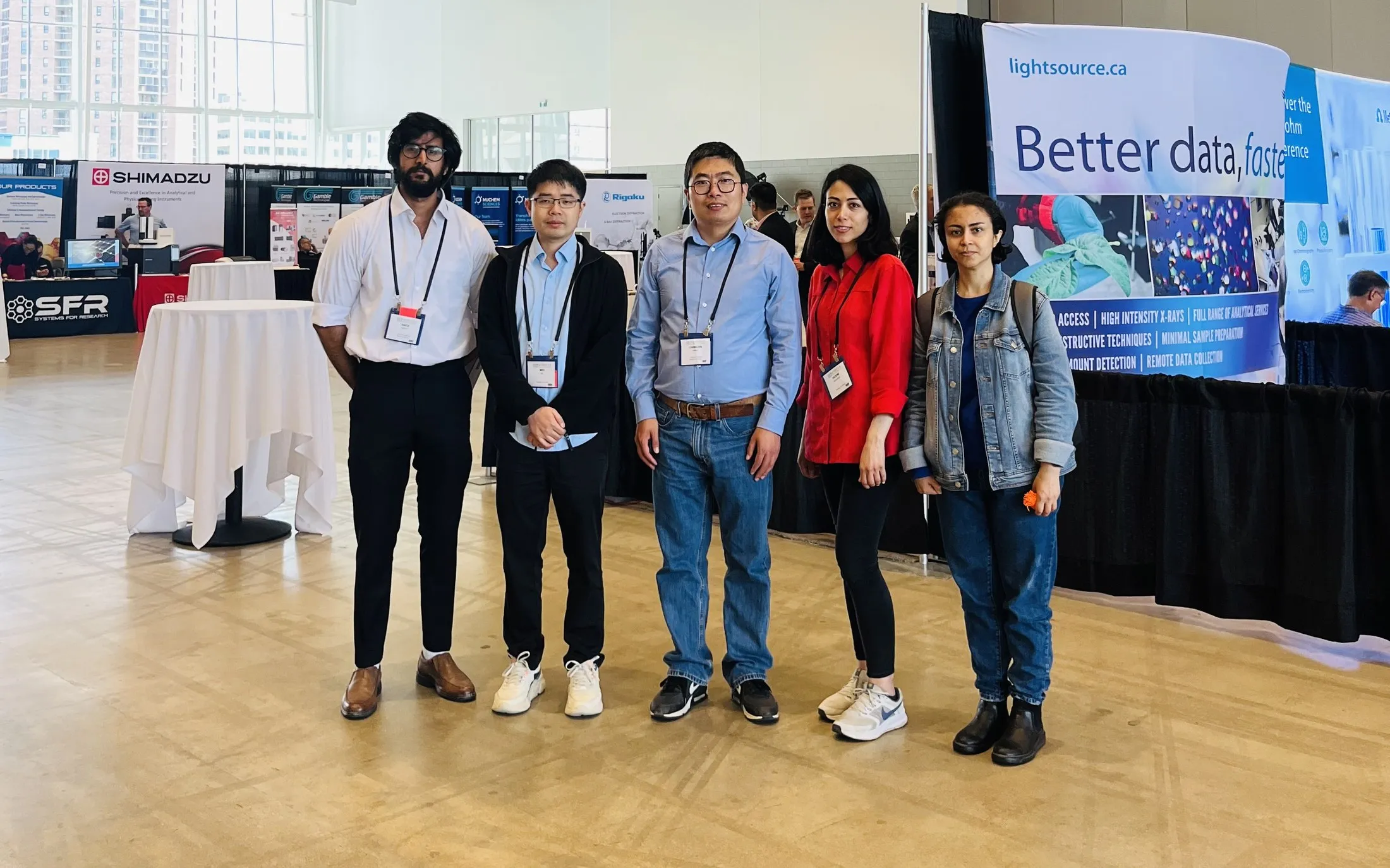 The group attending the Canadian Chemistry Conference and Exhibition